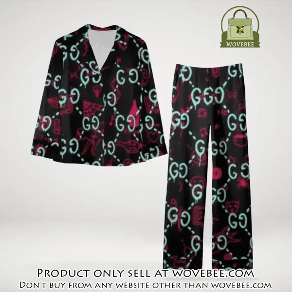 Trending luxury gc satin pajama set pjs1065 wvb1402877